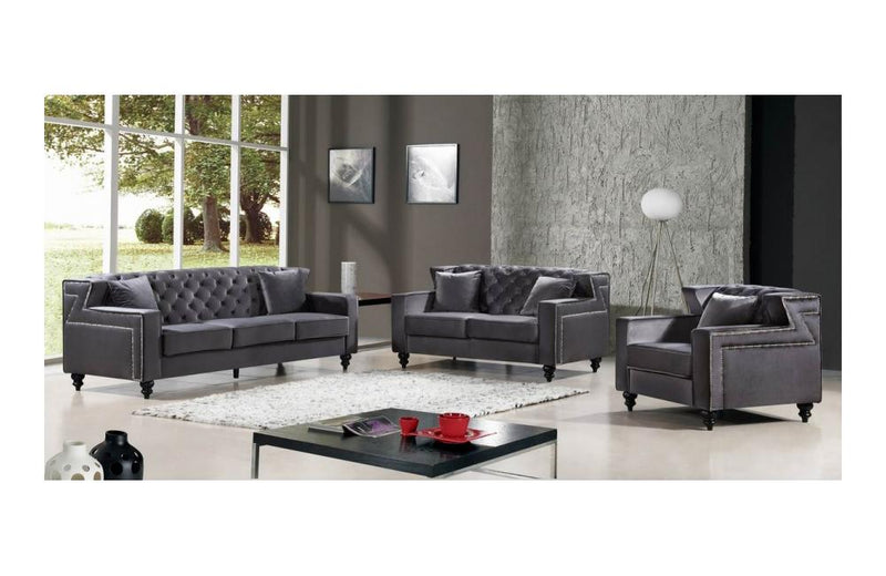 Callie Grey sofa set