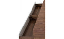 Modrest Avis Modern Walnut & White TV Stand