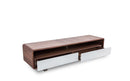 Modrest Avis Modern Walnut & White TV Stand