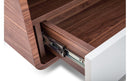 Modrest Avis Modern Walnut & White TV Stand