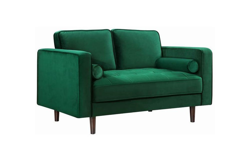 Alfreda Green Love Seat