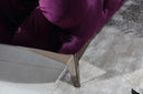 Luciano Modern Purple Fabric Sofa