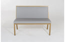 Luca Bench Upholstered Back No Arms
