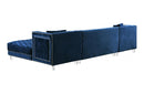 Barden Navy Sectional Sofa