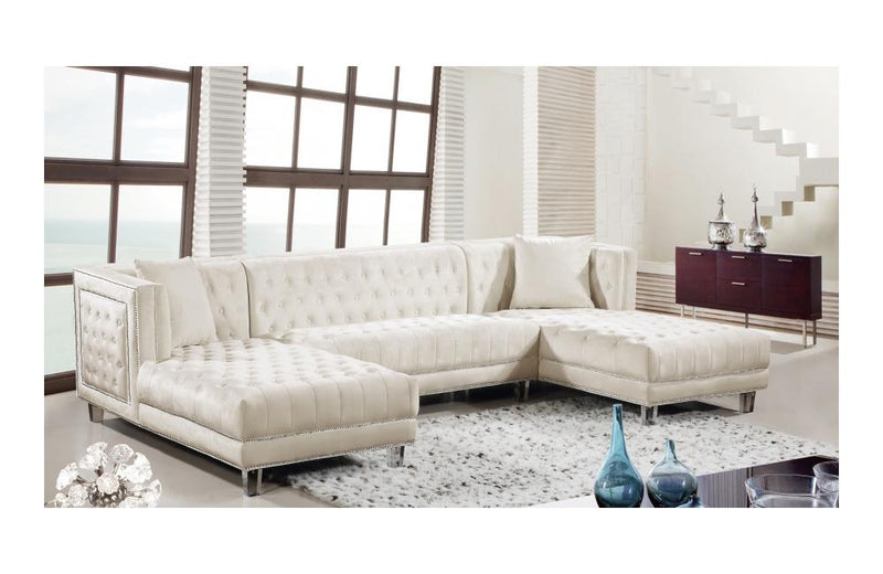 Barden Cream Sectional Sofa