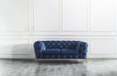 Abel Blue Loveseat