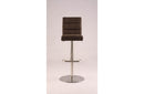 Wyatt Modern Ribbed Back Adjustable Height Stool