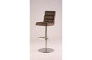 Wyatt Modern Ribbed Back Adjustable Height Stool