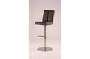 Julian Modern High Back Adjustable Stool Brown