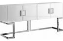 Aaden White Chrome Buffet