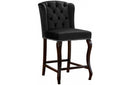 Abir Black Bar Stool