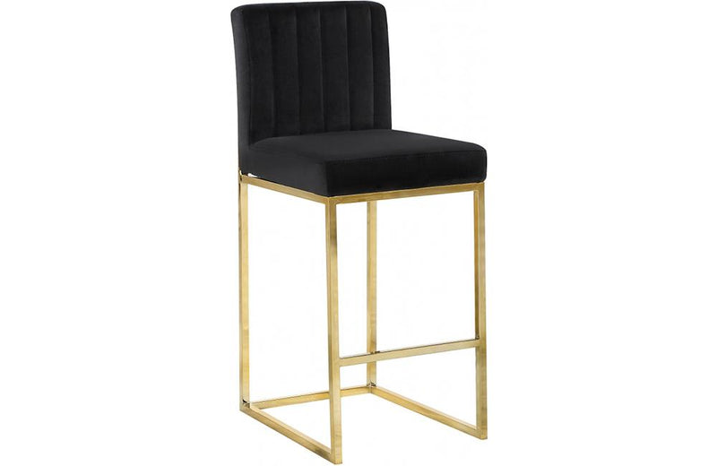 Abrienne Black Bar Stool