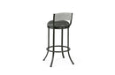 Monaco Swivel Barstool with Upholstered Back