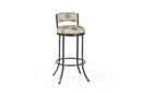 Monaco Swivel Counter Stool Upholstered Back