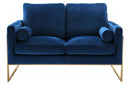 Sky Navy Love Seat