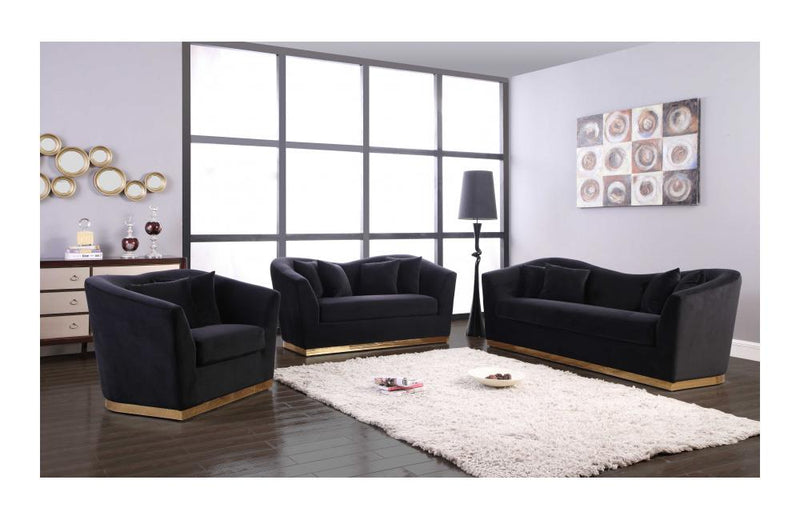 Harmony Black sofa set