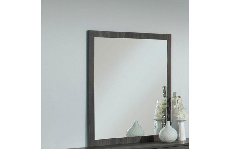 Luca Italian Modern Gray Mirror