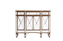 Modern 3 Drawer 4 Door Buffet Gold