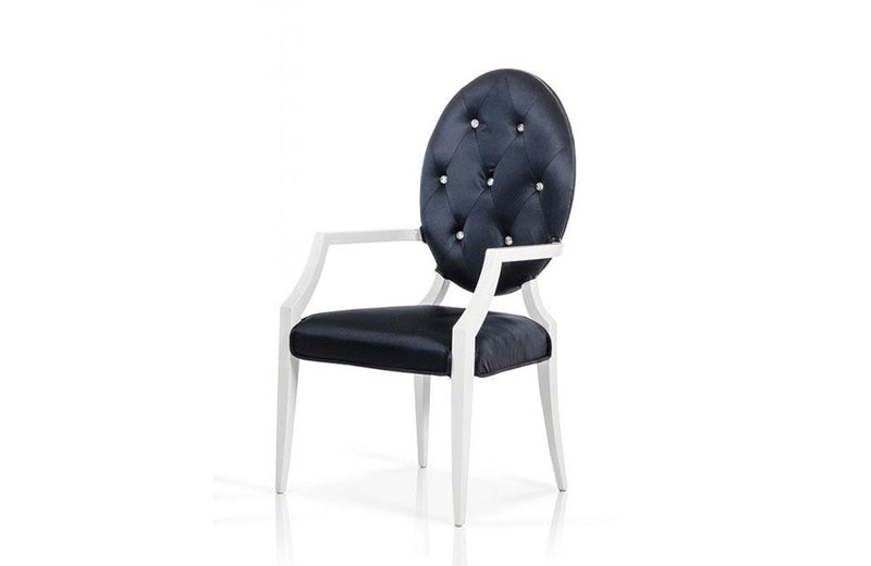 Bella Nodern Black Fabric Dining Chair