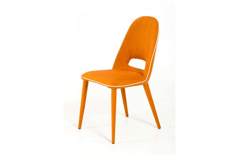 Eugene Modern Orange Fabric Dining Chair