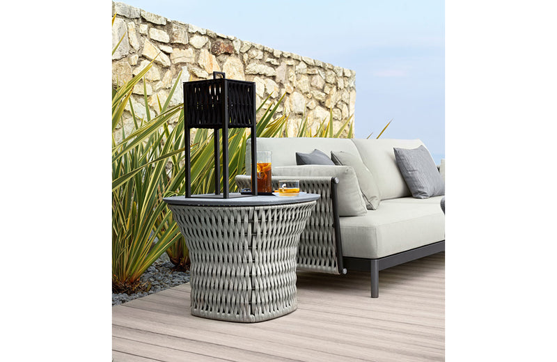 Oasi Outdoor side table with STONE top