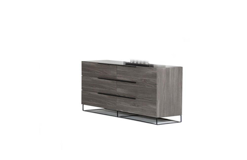 Enzo Italian Modern Gray Oak Dresser