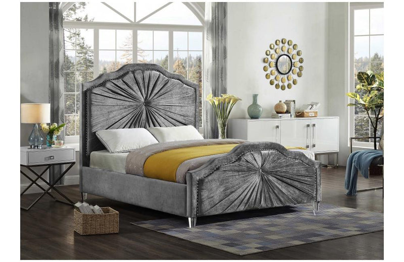 Dahna Grey Bed