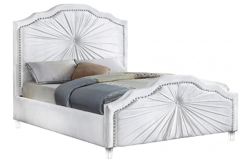 Dahna White Bed