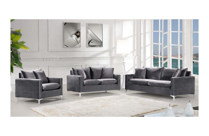 Dottie Chrome Grey sofa set