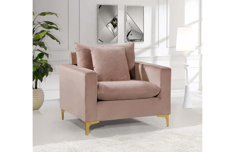 Dottie Gold Pink Chair