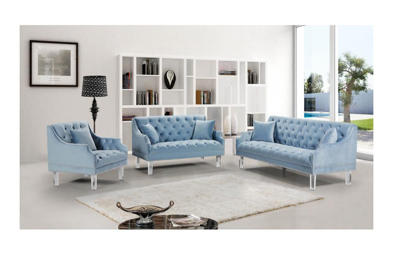 Jean Sky Blue sofa set