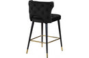 Bahati Black Bar Stool