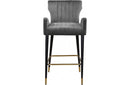 Bacchus Grey Bar Stool