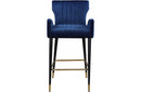 Bacchus Navy Bar Stool