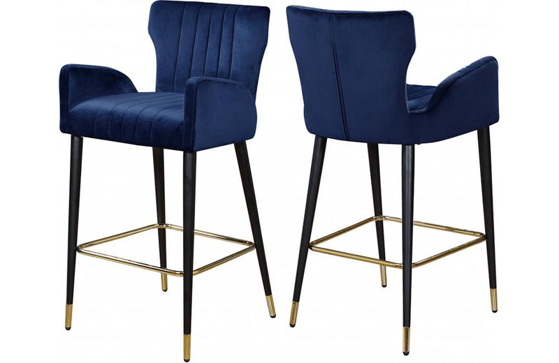 Bacchus Navy Bar Stool