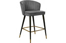 Bairbre Grey Bar Stool