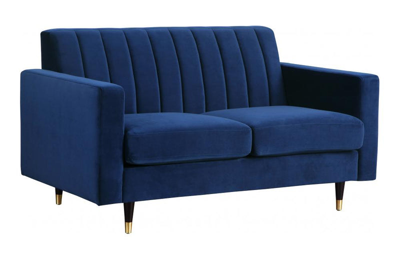 Esther Navy Love Seat