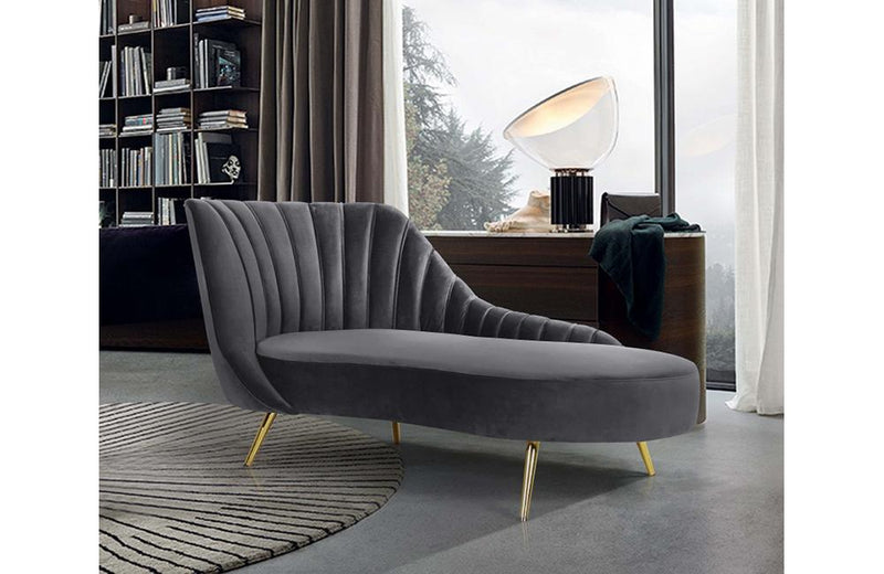 Alura Grey Chaise