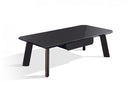 Modrest Chadwick Modern Ebony & Rosegold Coffee Table