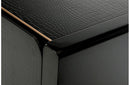 Talin Modern Black Crocodile & Rosegold Buffet