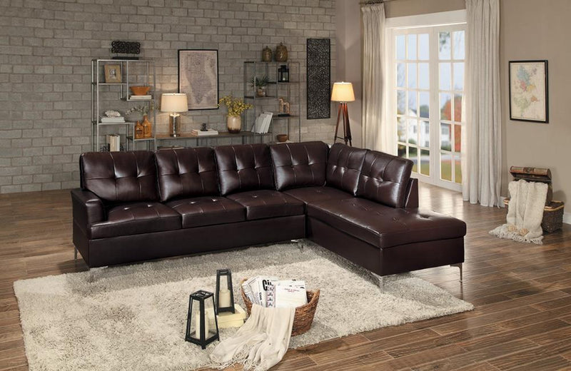 Brenton Brown Sectional Sofa