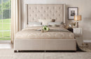 Zenna Beige Bed