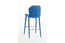 Astoria Modern Fabric Barstool Blue
