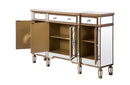 Modern 3 Drawer 4 Door Console