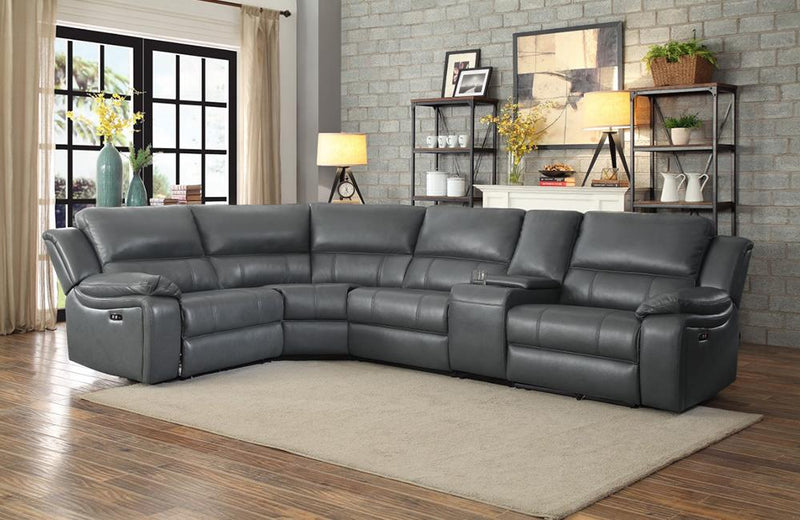 Leonardo Gray Sectional Sofa