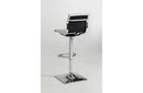 Mari Modern Black Leatherette Bar Stool
