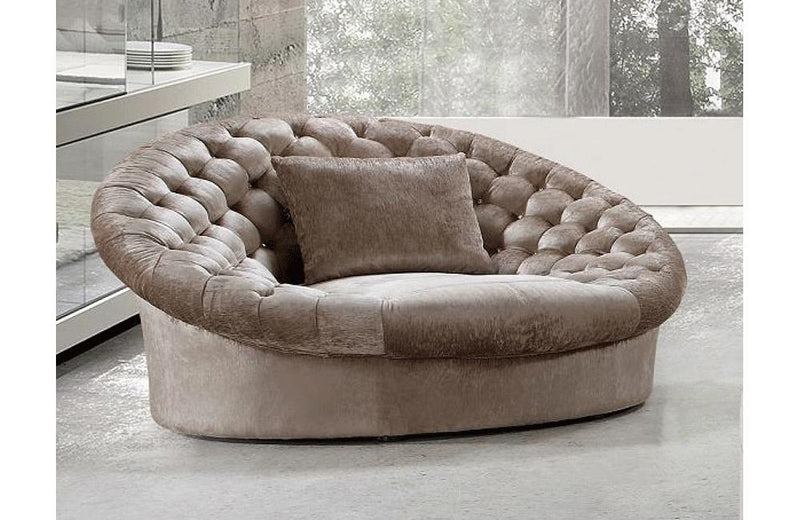 Cosmopolitan Modern Fabric Chair Beige