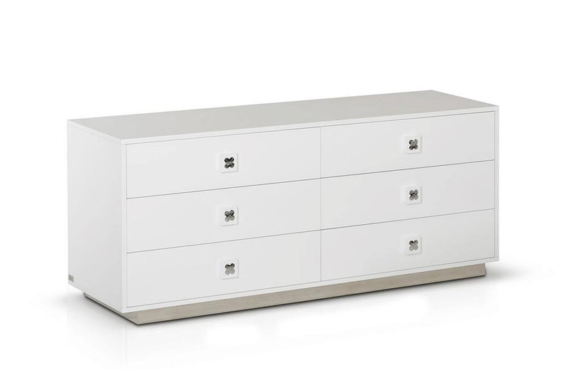 Modern White Gloss Dresser