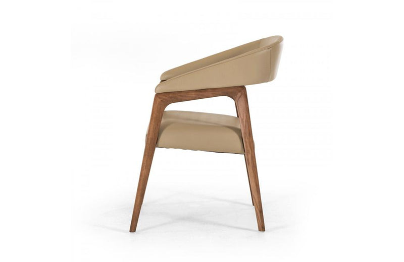 Clive Modern Dining Chair Beige