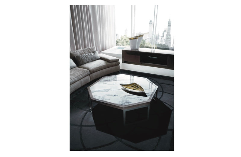 Vision Living Octagonal Cocktail Table